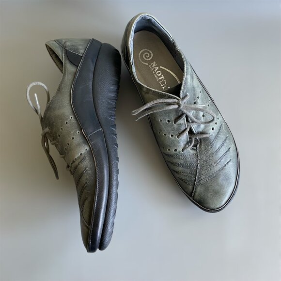 Naot Kumara Leather Lace Up Casual Shoes Sz 10 Med NWT - Picture 1 of 12